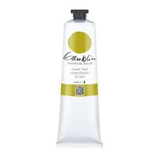 Gamblin Oil Colors- Green Gold 150ml