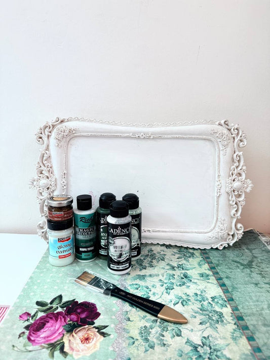 Ceramic Tray Redecoration