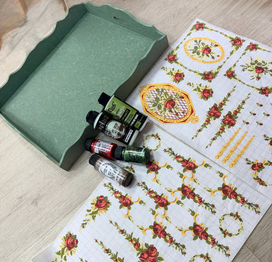 Decoupage Tray Design Set